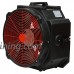 MOUNTO Mt4000A 1/4hp 4000cfm Axial Air Mover Floor Dryer (Black) - B07FL8JCCP